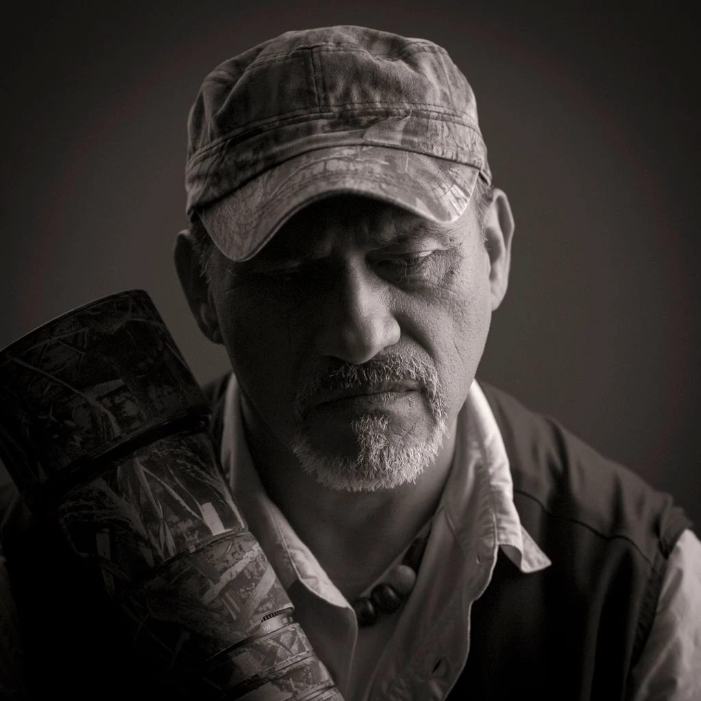Portrait of contributing writer Idris Calloway in an empty seminar room.